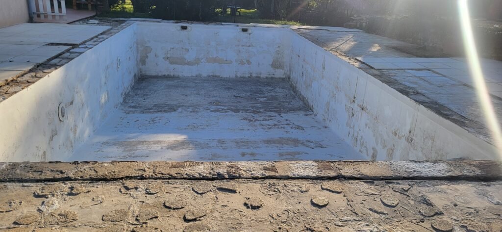 photo de rénovation de piscine privée et publique en Ardèche