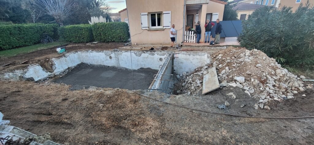 photo de rénovation de piscine privée et publique en Ardèche